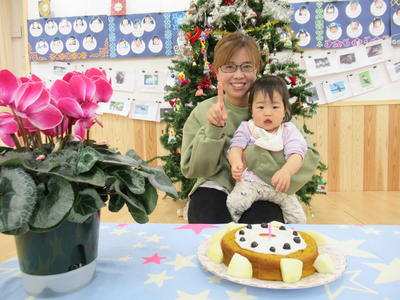 あいちゃん入園・誕生会